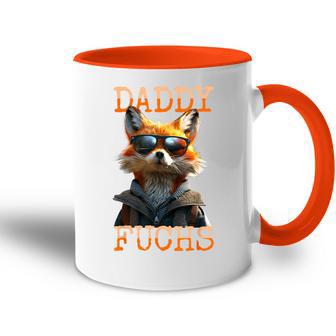 Daddy Fuchs Papa Dadatertag Fuchsbauater Füchse Tasse Zweifarbig - Geschenkecke