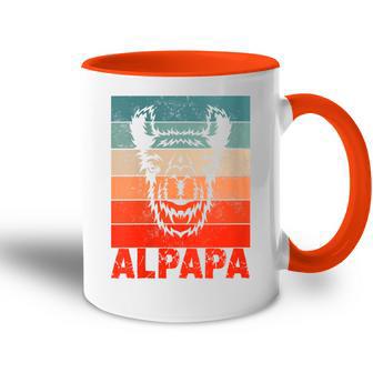 Damen Papa Alpaka Alpapaatertag Bester Frischgebackenerater Mit-Ausschnitt Tasse Zweifarbig - Geschenkecke