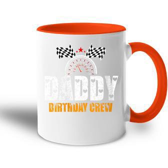 Damen Rennauto Papa Geburtstag Party Racing Family Daddy Pit Crew Mit-Ausschnitt Tasse Zweifarbig - Geschenkecke