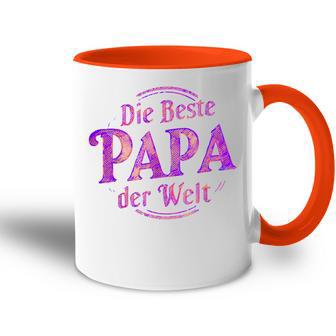 Das Bester Papa Der Welt Dasatertagsges Tasse Zweifarbig - Geschenkecke