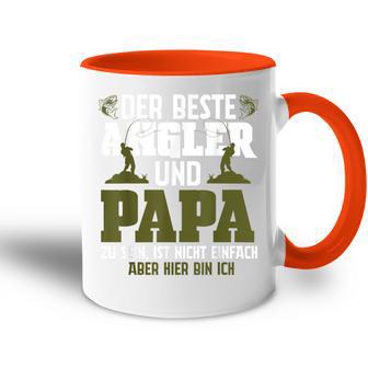 Der Beste Angler Und Papaateratertag Geschenk Herren Tasse Zweifarbig - Geschenkecke