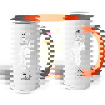 Divertido Deporte Gallo Pollo Gira Un Huevo Baloncesto Spinning Accent Mug - Regaloses