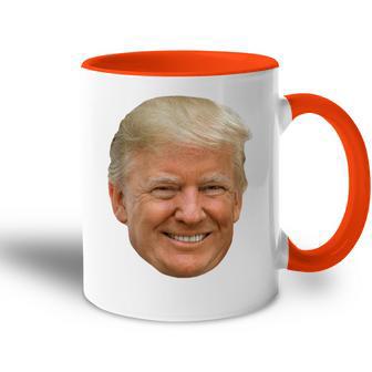 Donald J Trump Das Gesicht Des Präsidenten Auf Einem Meme Tasse Zweifarbig - Seseable