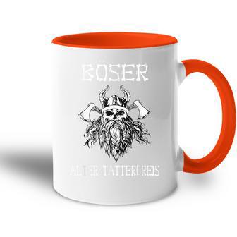 Evil Alter Mann Papa Grandpaiking Evil Alter Tattergreis Tasse Zweifarbig - Geschenkecke