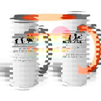 Evolución De La Programación De Ordenadores Para Hombres Accent Mug - Regaloses