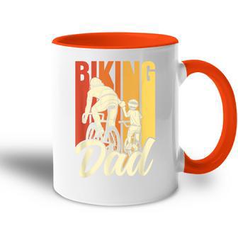 Fahrradfahrenderater Radfahren Radfahrer Fahrrad Papa Papi Tasse Zweifarbig - Geschenkecke