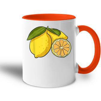 Lemon Citrus Fruit Tasse Zweifarbig - Geschenkecke