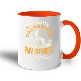 Galabauer Werden Papa Landschaftsbauer Galabau Tasse Zweifarbig - Geschenkecke