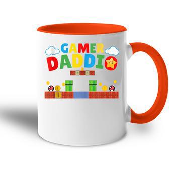 Gamer-Papa Retro-Gamer-Vater-Nostalgiepapa Level Aufsteigen Tasse Zweifarbig - Geschenkecke