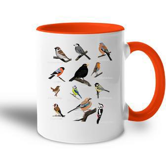 Garden Birds Bird Drawing Bird Chalkfink Buntspecht Bunting Tasse Zweifarbig - Seseable