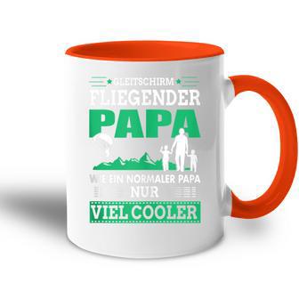 Gleitschirm Fliegender Papa Paragleiteratertag Geschenk Tasse Zweifarbig - Geschenkecke