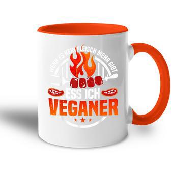 Grillen Saying Wenn Es Kein Fleisch Mehr Gibt Antiegan S Tasse Zweifarbig - Geschenkecke