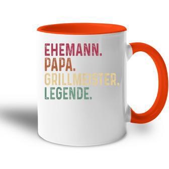 Grillmeister Dad Husband Legend Grill Tasse Zweifarbig - Geschenkecke