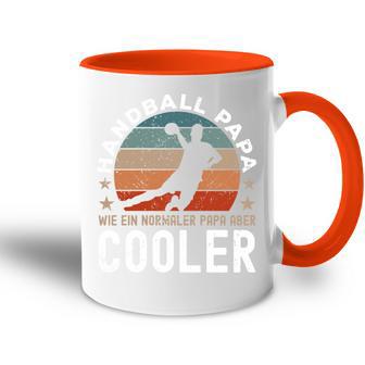 Handball Papa Handballer Slogan Tasse Zweifarbig - Geschenkecke