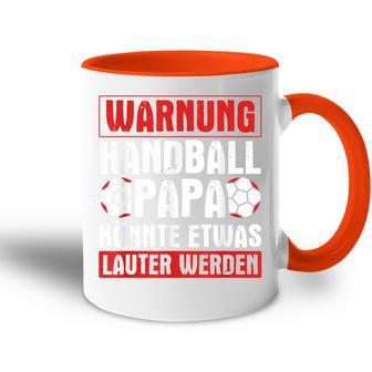 Handball Papa Könnte Louter Werden Handball Player Handball Tasse Zweifarbig - Geschenkecke