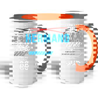 Hermano Mayor 2025 Cargando Hijo Único Accent Mug - Regaloses