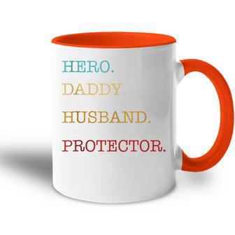 Hero Daddy Husband Protektor Atertag Geschenk Papa Sohn Tasse Zweifarbig - Geschenkecke