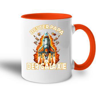 Herren Bester Papa Der Galaxieatertag Tasse Zweifarbig - Geschenkecke