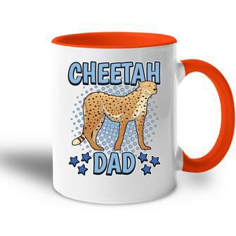 Herren Cheetah Dad Papaatertag Gepard Tasse Zweifarbig - Geschenkecke