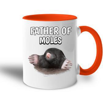 Herren Jungen Father Of Moles Papaatertag Maulwurf Tasse Zweifarbig - Geschenkecke