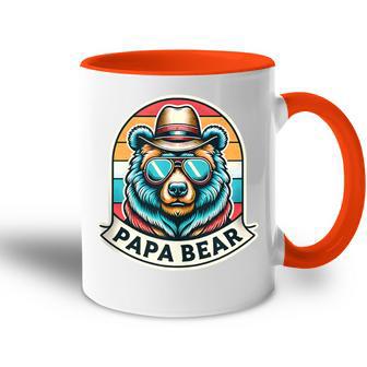 Herren Papa Bär Papa Bär Spruch Lustig Tasse Zweifarbig - Geschenkecke