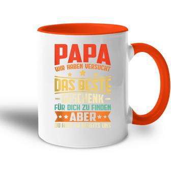 Herren Papa Undater Geschenk Lustiger Spruch Herrenatertag Tasse Zweifarbig - Geschenkecke