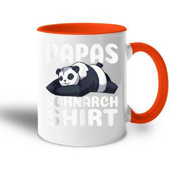 Herren Papa's Schnarch Bester Papaatertag Sohn Tasse Zweifarbig - Geschenkecke