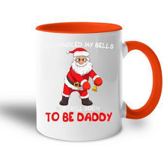 Herren Weihnachten Weihnachtsmann Sie Klingelte Meine Glocken Bald Um Papa Zu Sein Tasse Zweifarbig - Geschenkecke