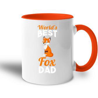 Herren Weltbester Fuchs Papa Tasse Zweifarbig - Geschenkecke