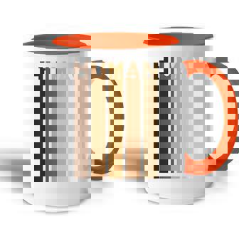 Humano Anti Racismo Parar Racistas Igualdad Derechos Humanos Accent Mug - Regaloses