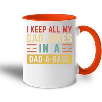 Ich Behalte Alle Witze Meinesaters In Einem Papa Imintage-Stil Tasse Zweifarbig - Geschenkecke