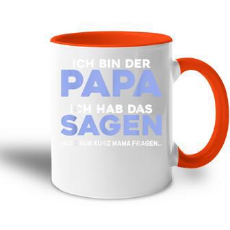 Ich Bin Der Papa Tasse Zweifarbig - Geschenkecke