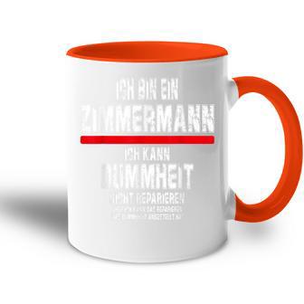 Ich Bin Zimmermann Tasse Zweifarbig - Geschenkecke