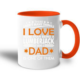 Ich Liebe Es Holzfäller Und Papa Zu Sein Tasse Zweifarbig - Geschenkecke