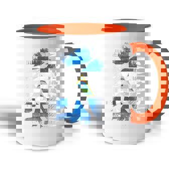 Jugador De Béisbol Nicaragüense Con Bandera De Nicaragua Accent Mug - Regaloses