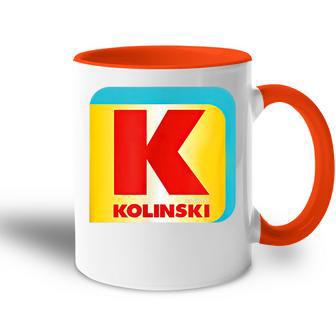 Kolinski With Die Discounter Feinkost Kolinski Tasse Zweifarbig - Geschenkecke