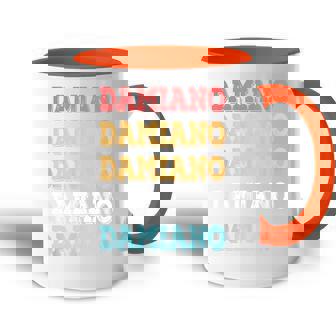 Lindo Regalo Personalizado Nombre Damiano Personalizado Accent Mug - Regaloses