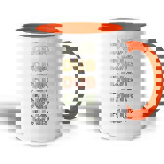 Love Heart Dub Grungeintage Style Dub Noir Accent Mug - Cadeauxyz
