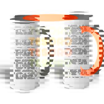 Love Heart Tesoro Grungeintage Style Noir Tesoro Accent Mug - Cadeauxyz