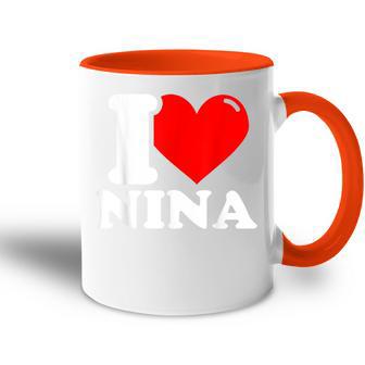 I Love Nina Tasse Zweifarbig - Geschenkecke