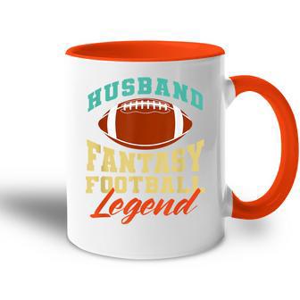 Lustiger Ehemann Papa Fantasy Football Legend Tasse Zweifarbig - Geschenkecke