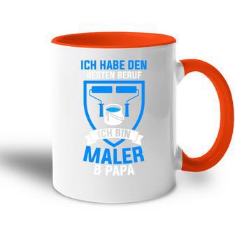 Maler Papa Malermeisterateratertag Lackierer Tasse Zweifarbig - Geschenkecke