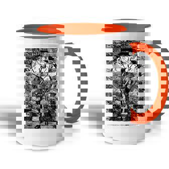 Medieval Oculto Guerrero Esqueleto Grungy Arte Estético Oscuro Accent Mug - Regaloses