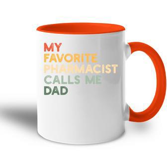 Mein Lieblingsapotheker Nennt Mich Papa Lustiger Apothekertag Tasse Zweifarbig - Geschenkecke