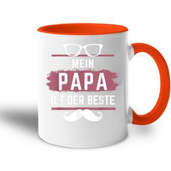 Mein Papa Ist Der Beste Tasse Zweifarbig - Geschenkecke