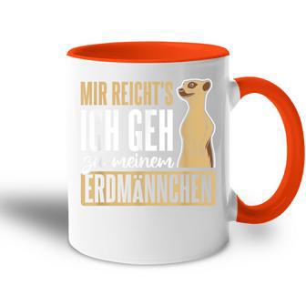 Mir Reich'ts Gehe Zu Meiner Meerkat Tasse Zweifarbig - Geschenkecke