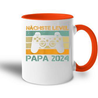 Nächstes Level Ich Werde Papa 2024 Ankündigung Gamer Tasse Zweifarbig - Geschenkecke