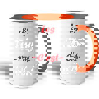 Nourriture Les Pâtes C'est Laie Humour Pates Accent Mug - Cadeauxyz