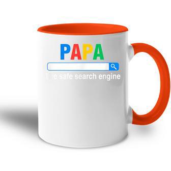 Papa Die Sichere Suchmaschine Lustigeratertag Tasse Zweifarbig - Geschenkecke