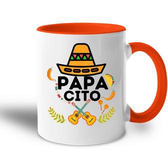 Papa-Familie Cinco De Mayo Passendes Paar Mexikanischer Papacito Tasse Zweifarbig - Geschenkecke